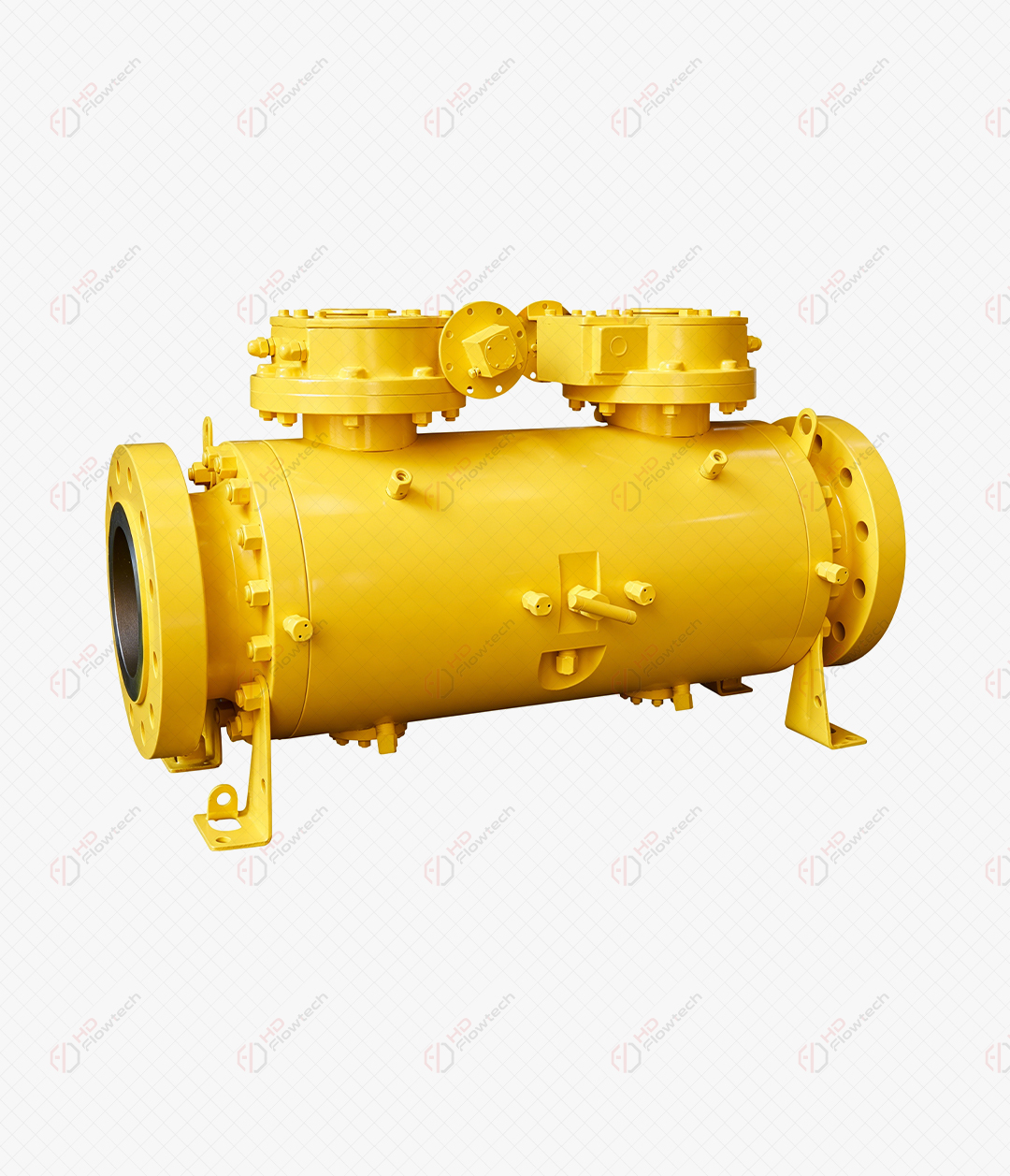 Dual Ball Valve — Carbon Steel Flanged Natural Gas Pipeline Service