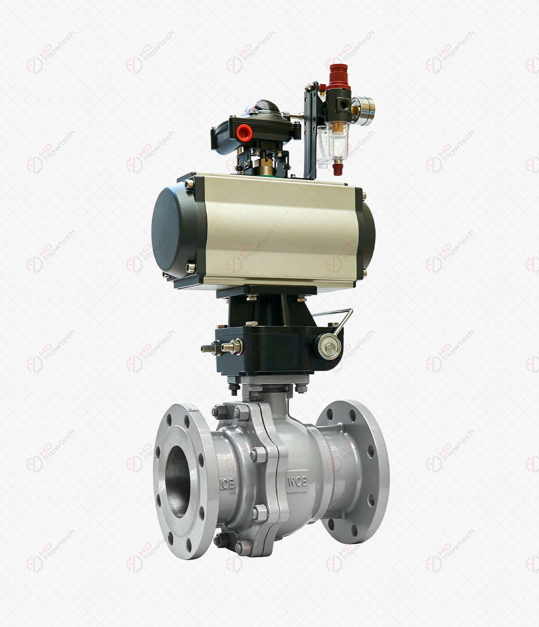 Cast Steel Floating Ball Valve — Pneumatic Actuated General Process & Utility Service